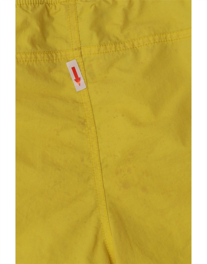Pantaloncini da bagno da uomo Adidas grandi in nylon giallo