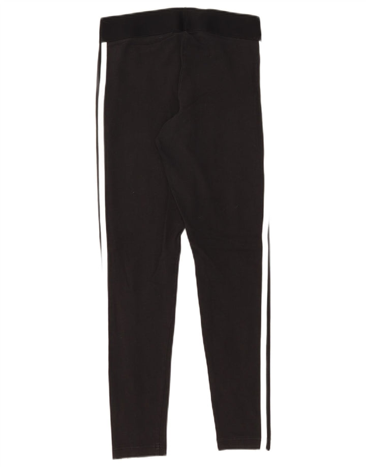 Leggings Adidas da donna con vestibilità regolare UK 8/10 piccolo cotone nero