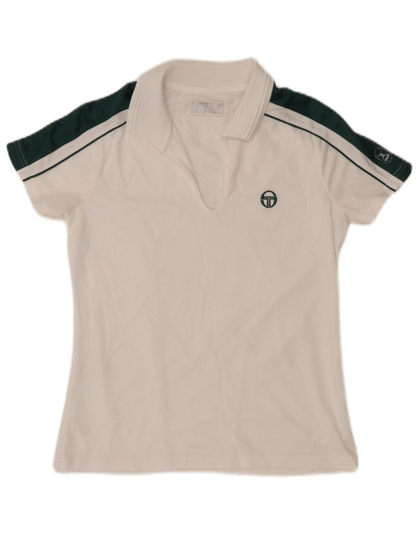 Polo da donna SERGIO TACCHINI UK 12 Medium White Colourblock