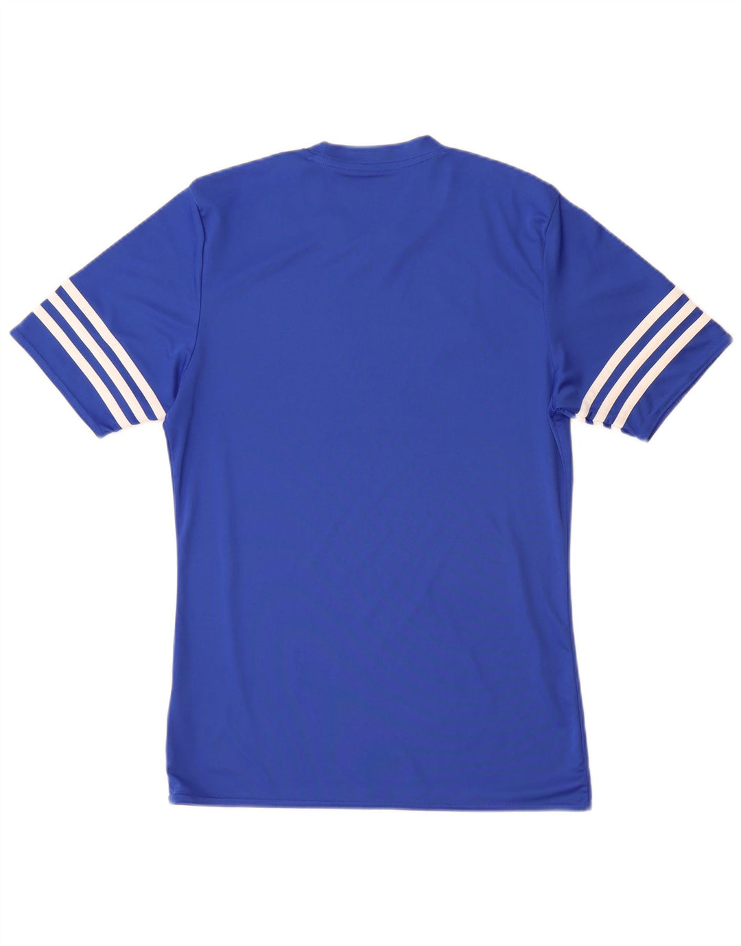 T-shirt Adidas Climalite da uomo piccola in poliestere blu
