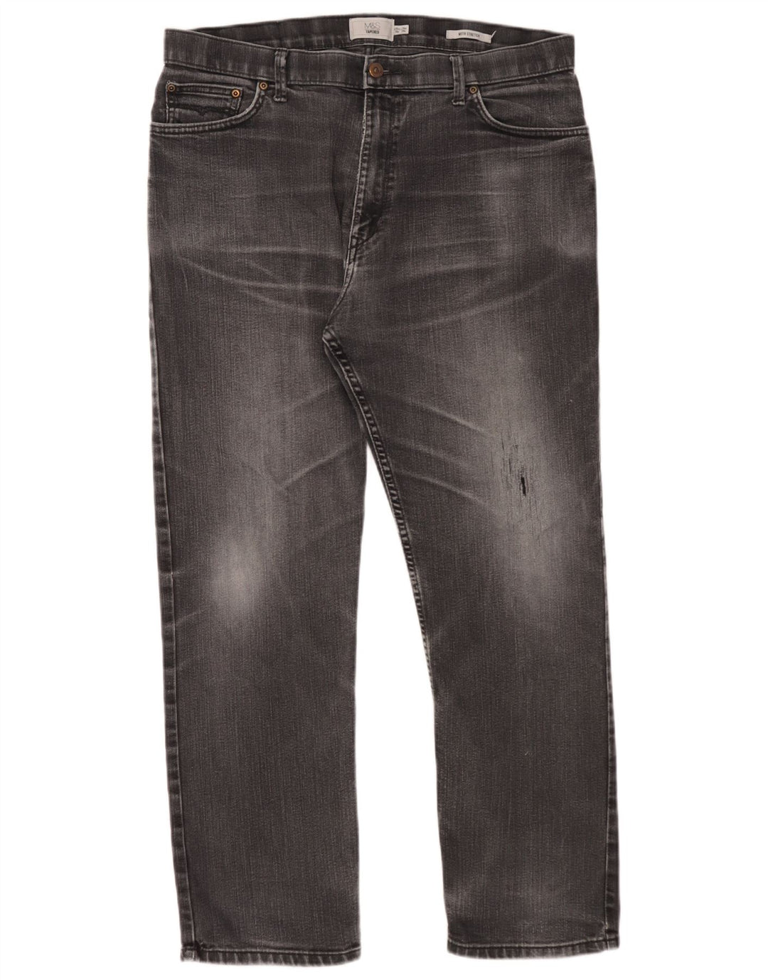 Jeans affusolati da uomo Marks & Spencer W36 L29 cotone grigio