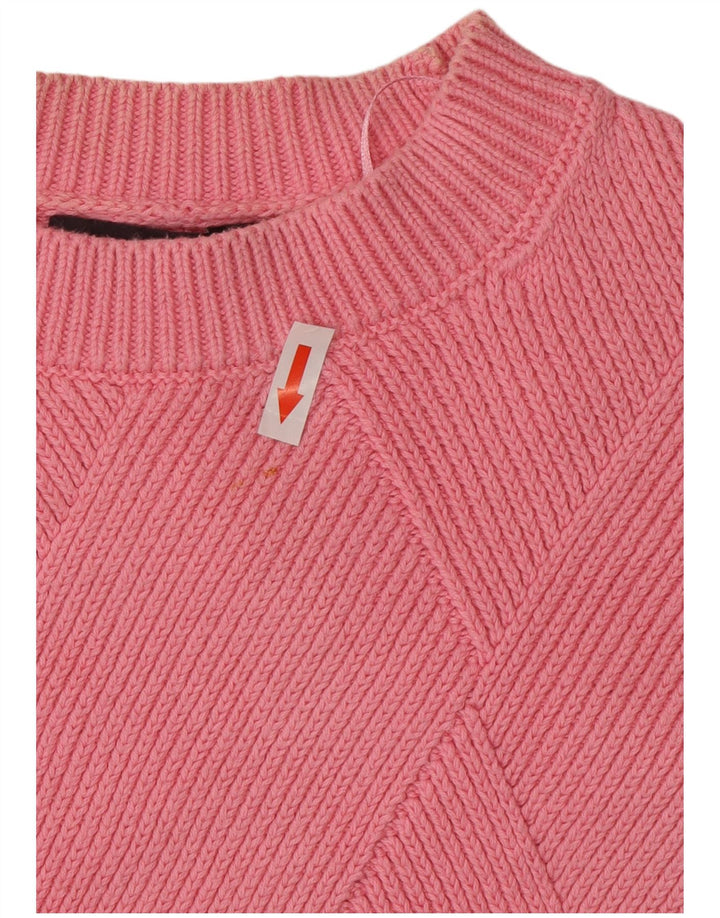 Maglione maglione girocollo da donna Marks & Spencer UK 14 Rosa medio