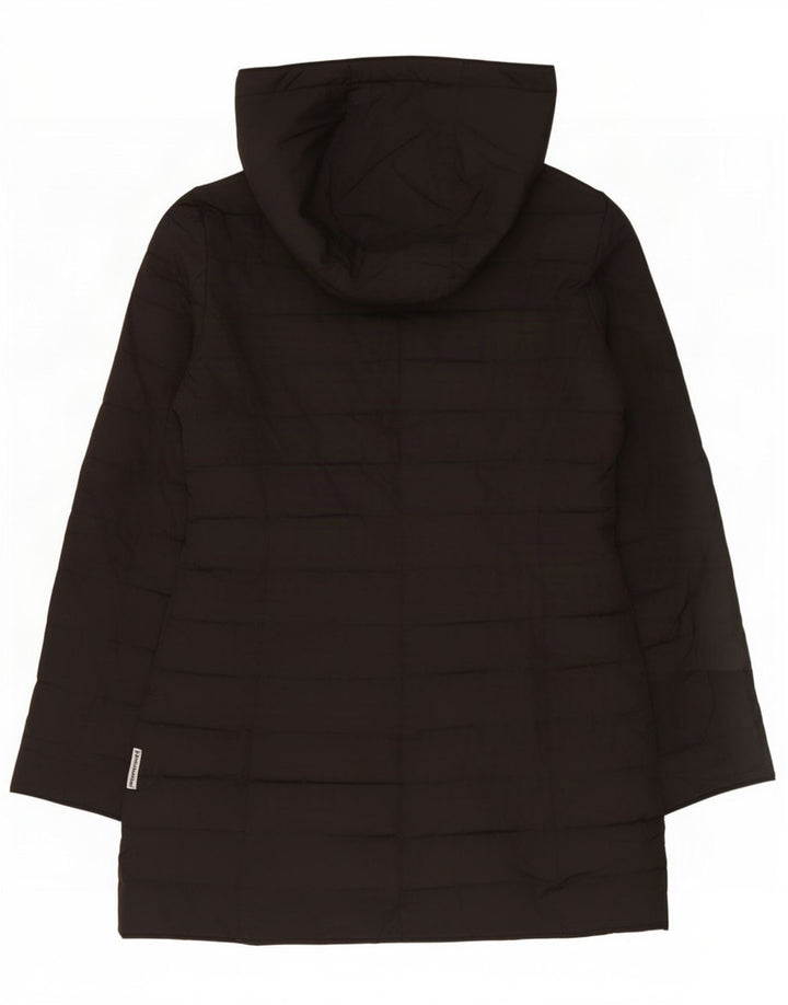 Giacca imbottita con cappuccio da donna Armani Jeans US 8 medio poliestere nero