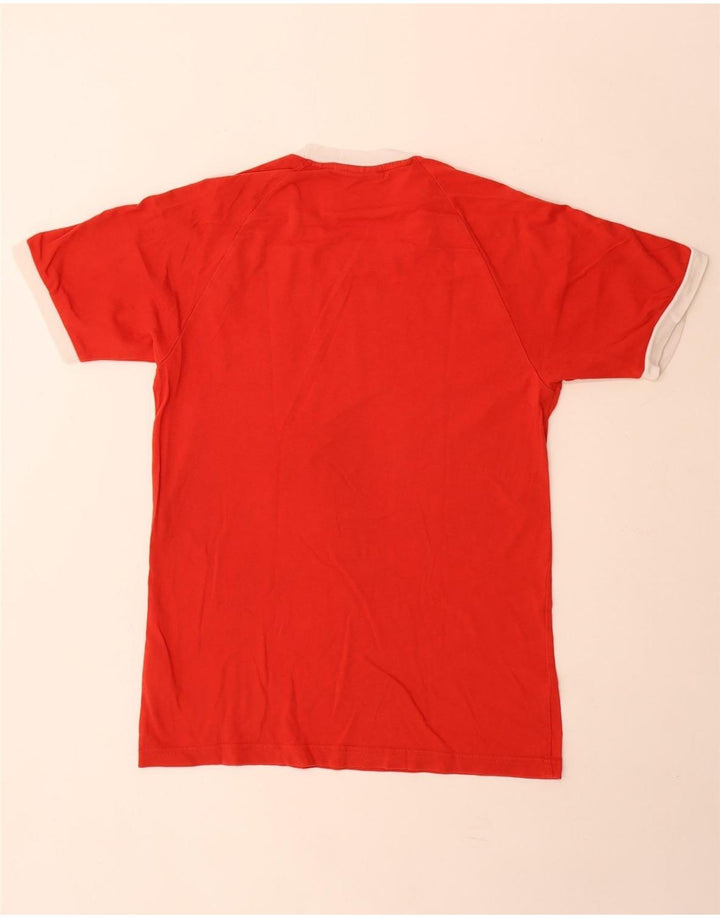 T-shirt Adidas da uomo Top Small rossa in cotone