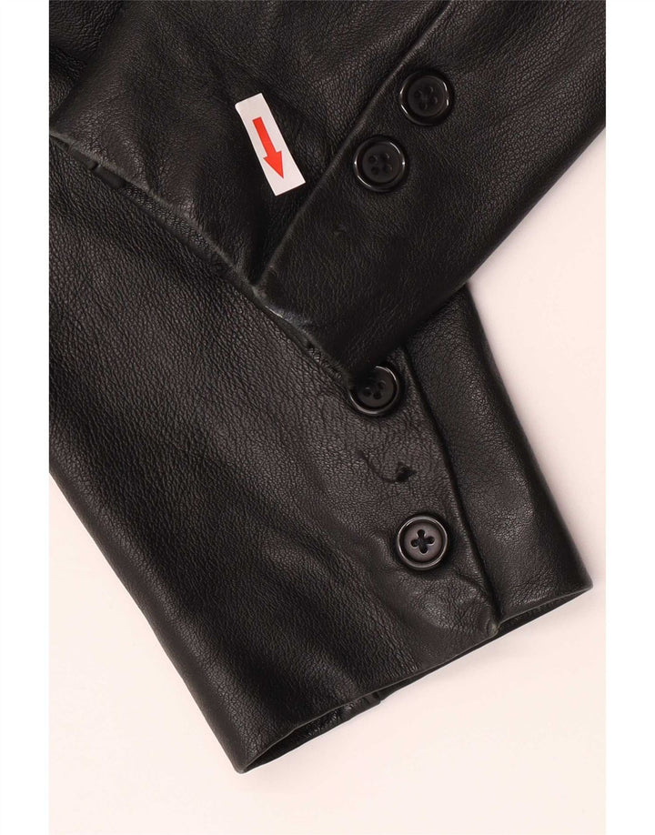 Cappotto in pelle da donna Calculus UK 14 medio nero