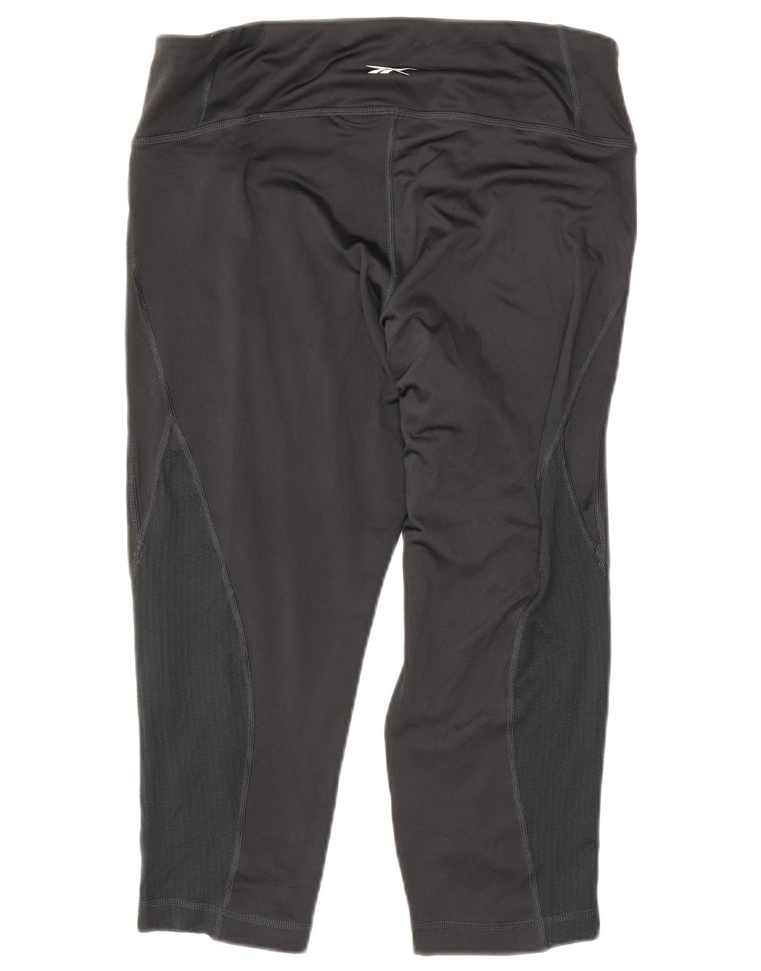 Leggings Capri Reebok da donna UK 16/18 Large Grigio Poliestere