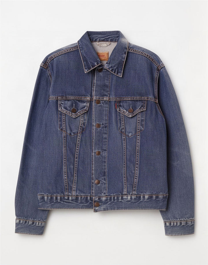Giacca di jeans per ragazze Levi's 11-12 anni XL in cotone blu