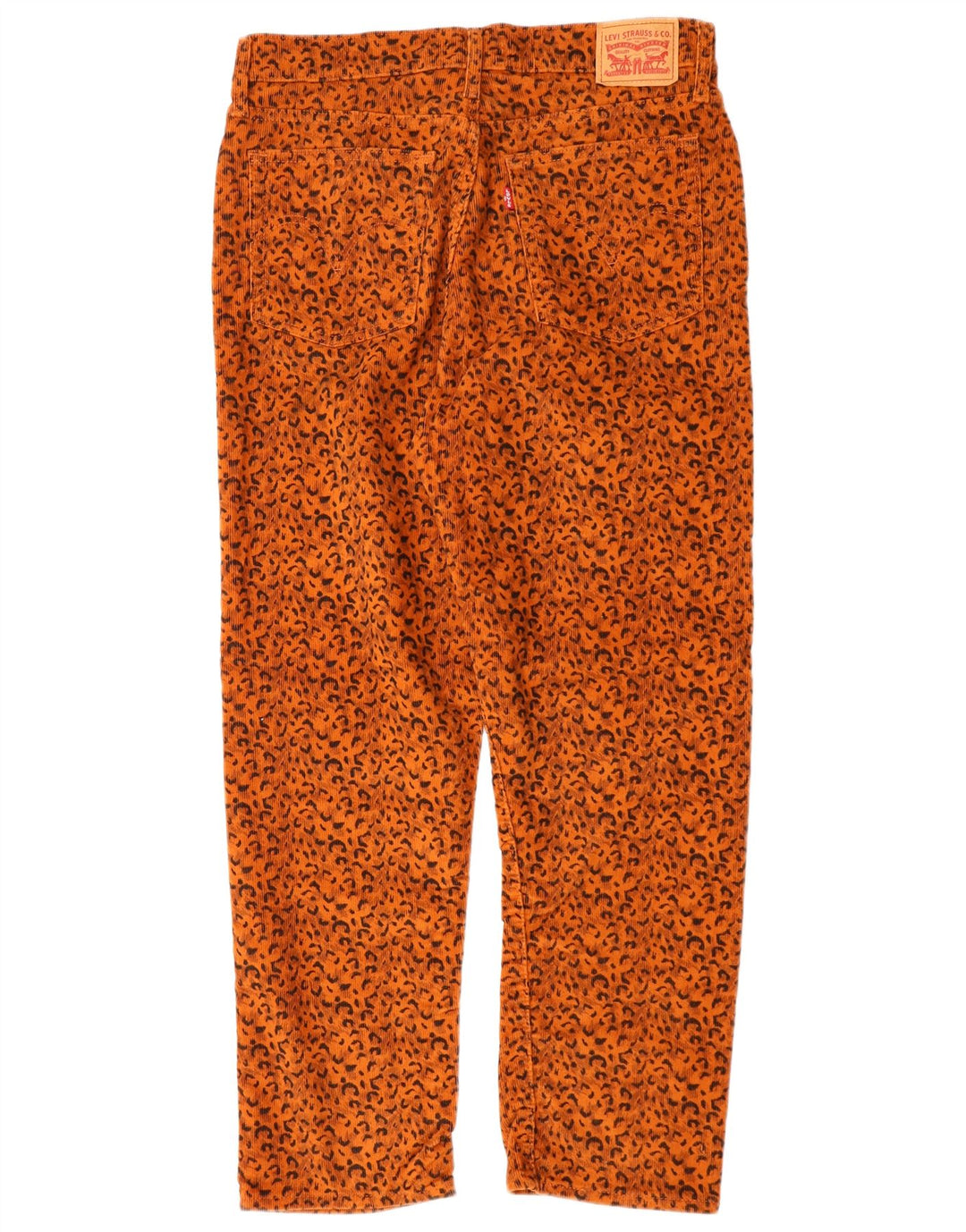 Pantaloni dritti da donna in velluto a coste W31 L28