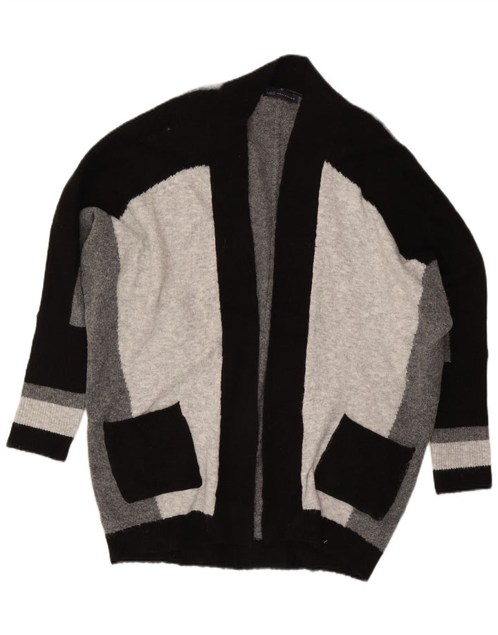 Maglione cardigan lungo da donna Marks & Spencer UK 14 medio nero