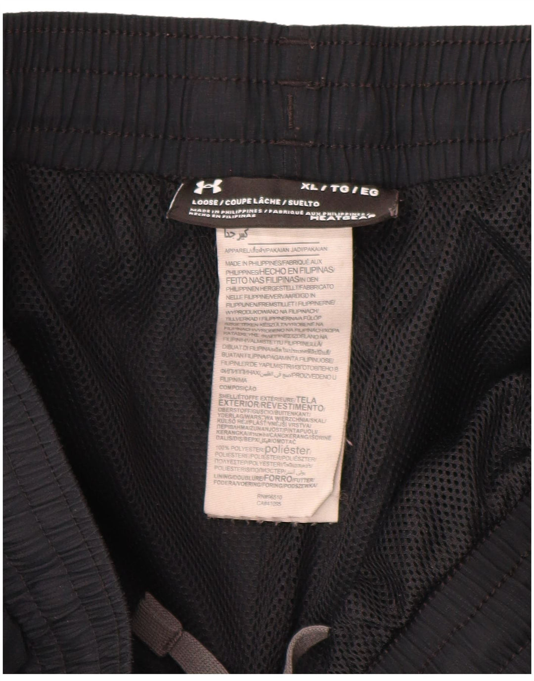 Pantaloni da tuta con grafica da uomo Under Armour XL poliestere nero