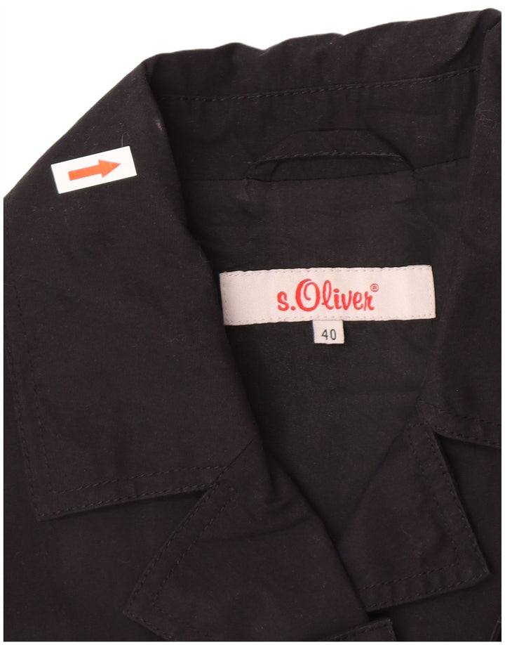 Soprabito da donna S.Oliver EU 40 cotone nero medio