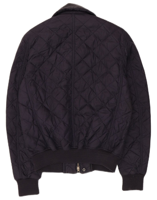 Giacca trapuntata da uomo Barbour UK 36 Small Blu Navy in poliammide