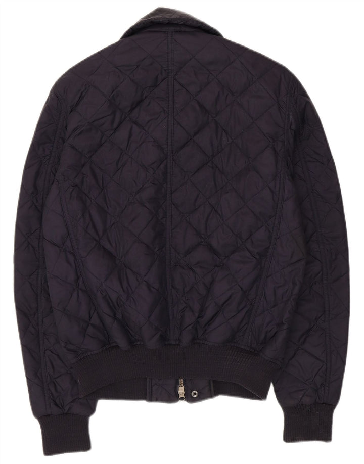 Giacca trapuntata da uomo Barbour UK 36 Small Blu Navy in poliammide