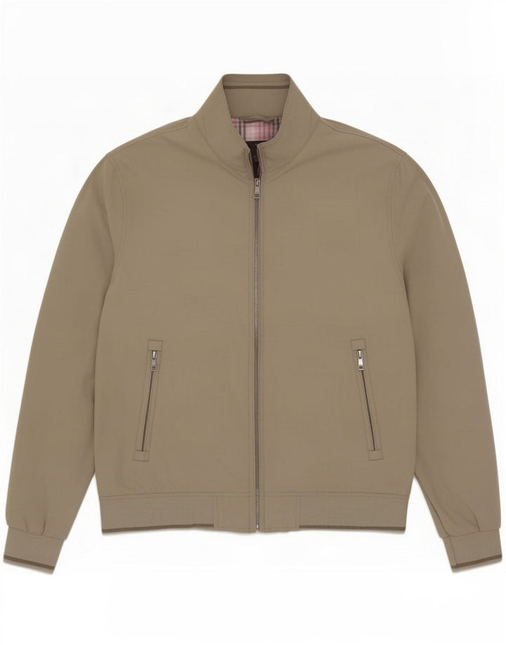 Giubbotto bomber da uomo Marks & Spencer UK 38 Poliestere beige medio