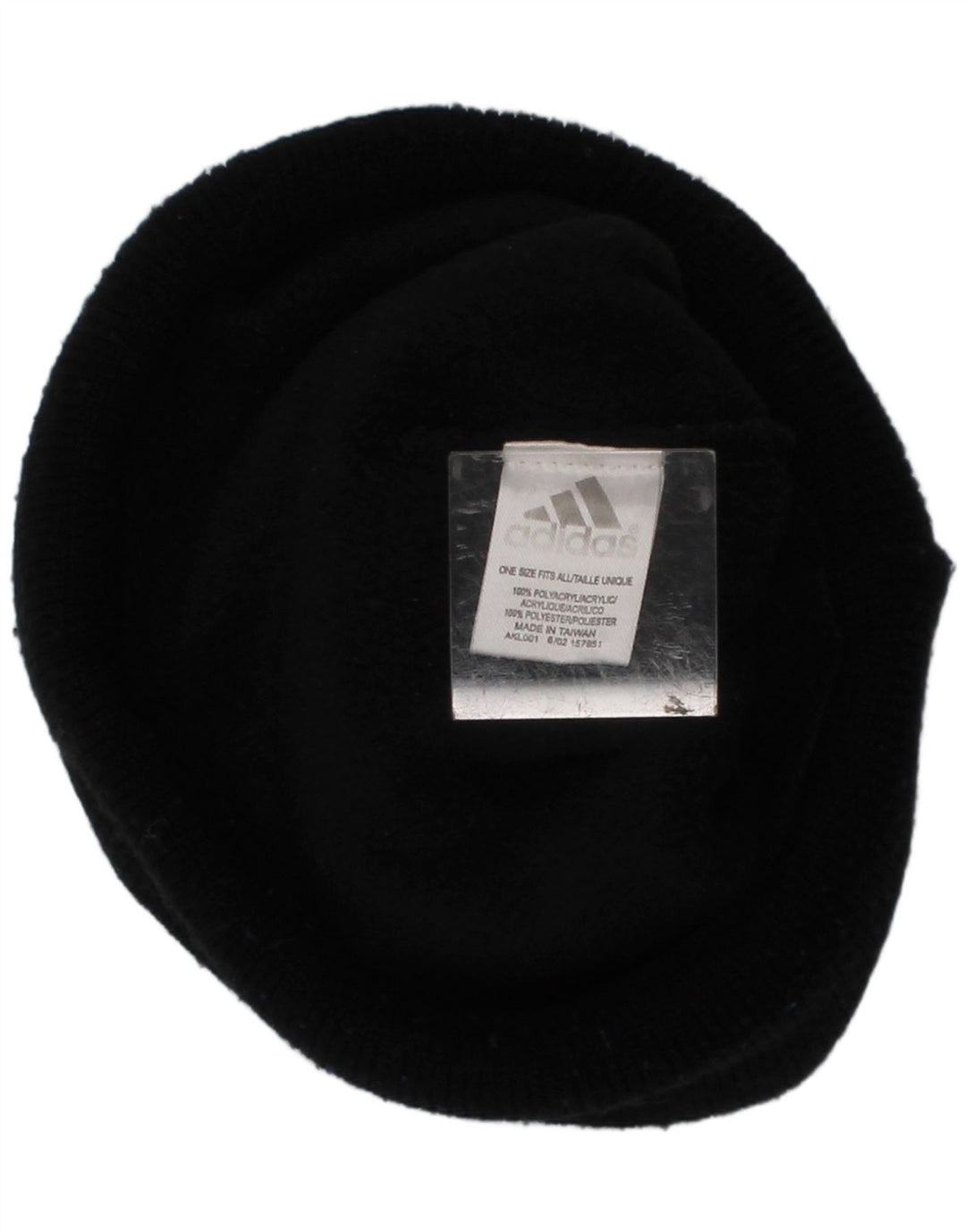 Cappello berretto in maglia da uomo Adidas, taglia unica, in poliestere a righe nere