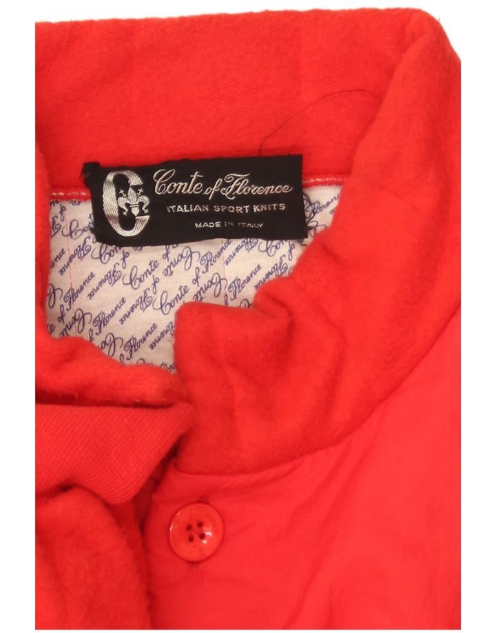 Maglione cardigan da uomo Conte of Florence grande rosso