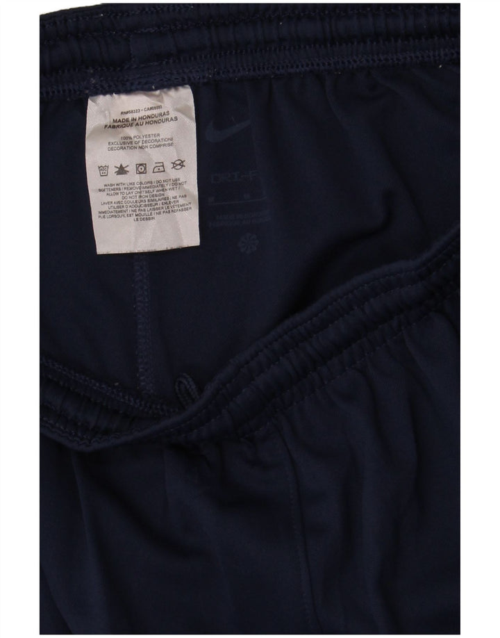 Pantaloncini sportivi Nike da donna Dri Fit UK 12 medio blu navy poliestere