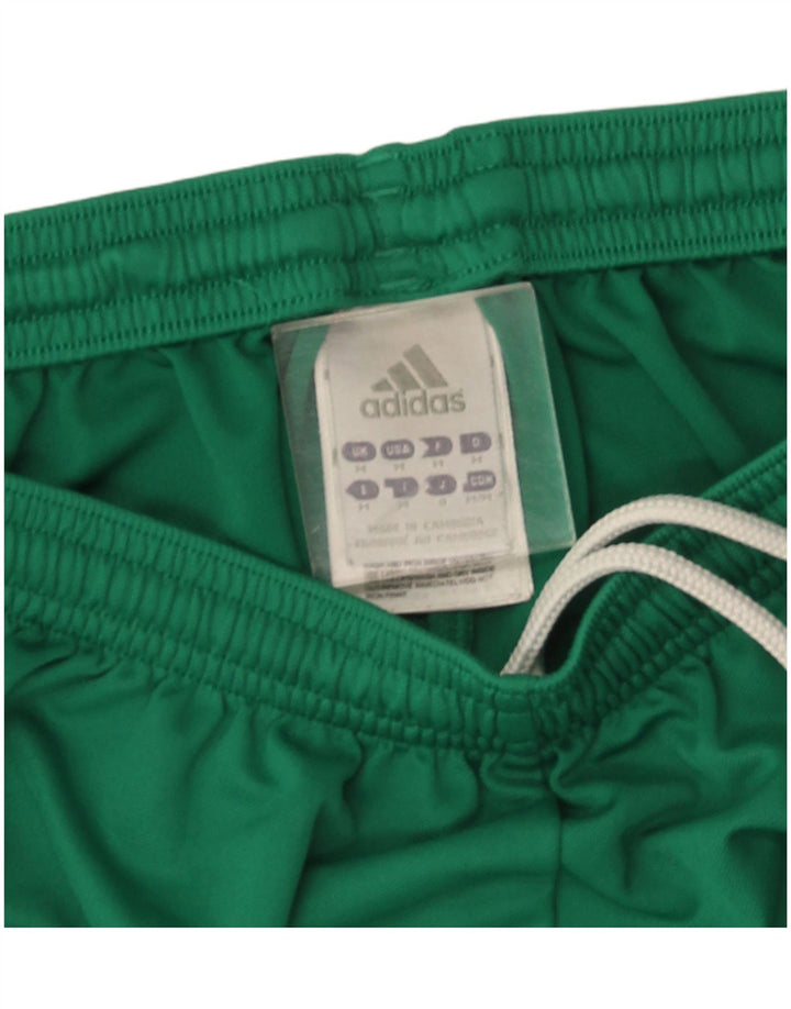 Pantaloncini sportivi Adidas Climalite da uomo in poliestere verde medio