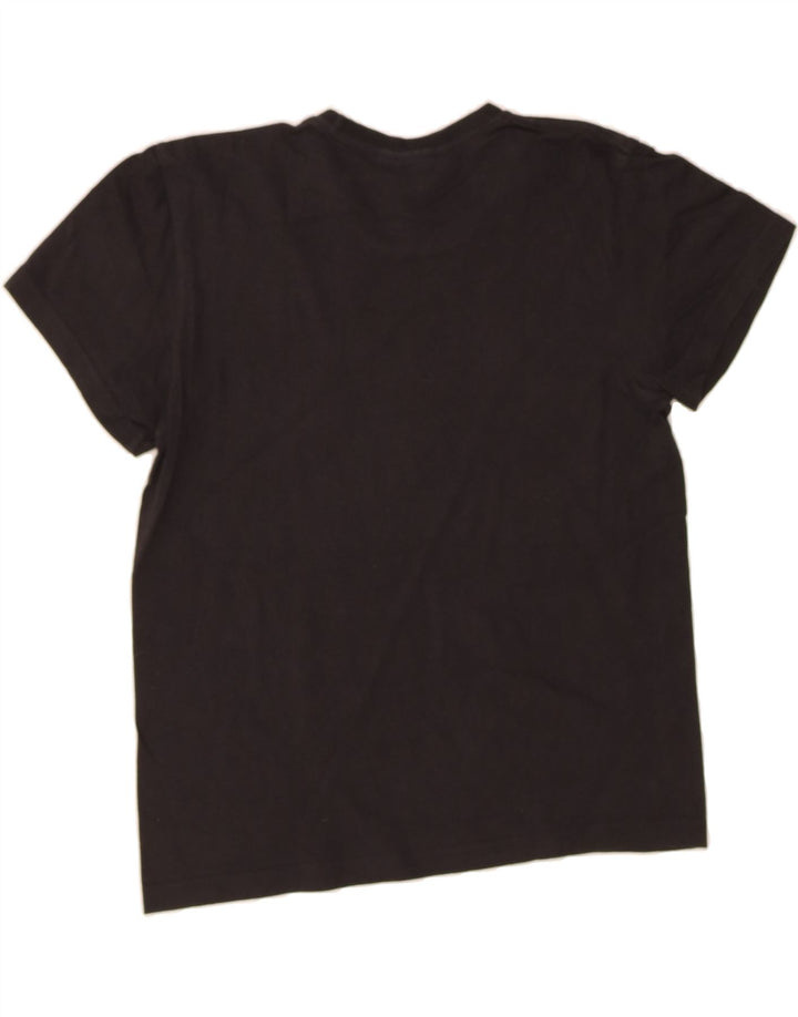ADIDAS Mens Graphic T-Shirt Top Small Black Cotton Vintage Adidas and Second-Hand Adidas from Messina Hembry 
