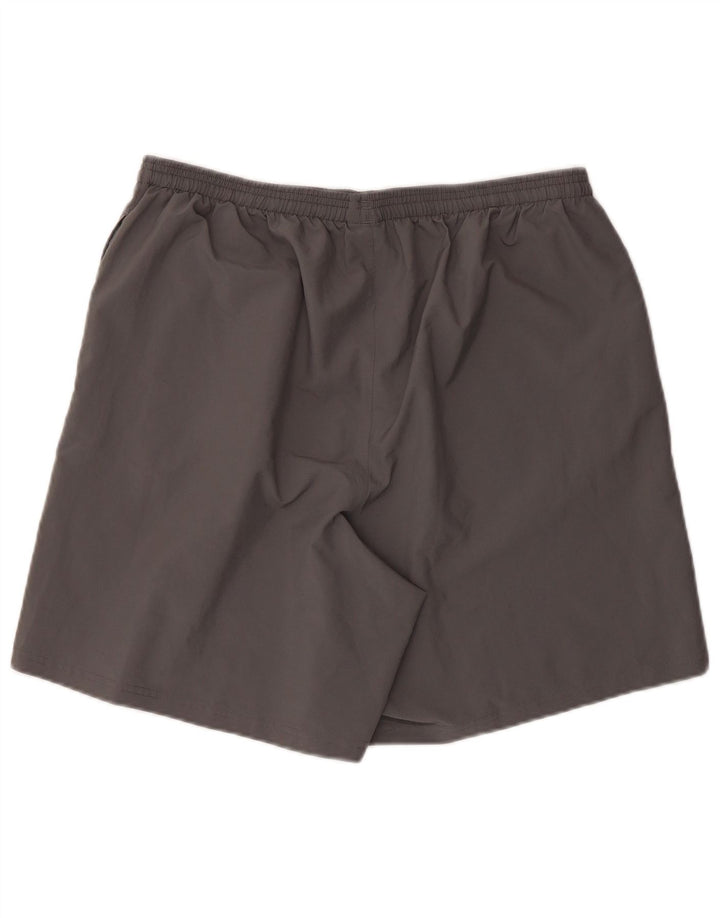 Pantaloncini sportivi Nike da uomo grandi in poliestere grigio