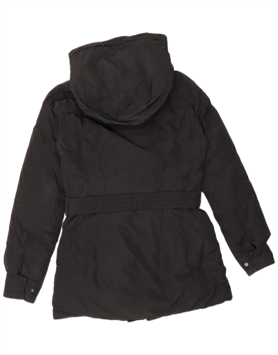 Cappotto imbottito con cappuccio da donna Timberland UK 10 piccolo poliestere nero