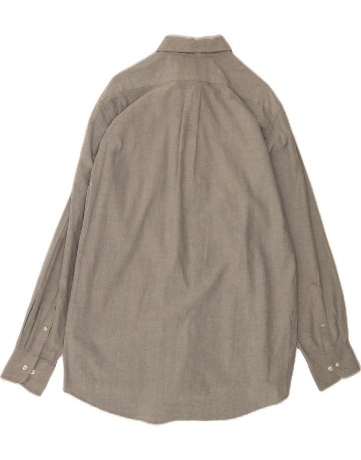 CHAPS Mens Classic Fit Shirt Size 16 1/2 Large Grey Cotton Vintage Chaps and Second-Hand Chaps from Messina Hembry 