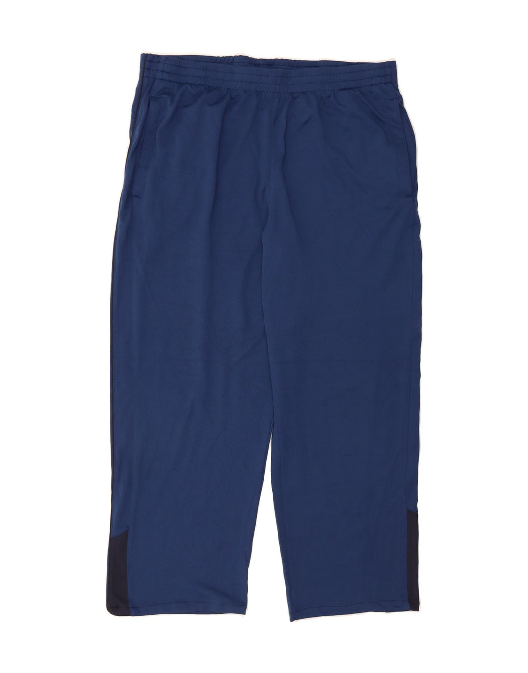 STARTER Mens Tracksuit Trousers Large  Navy Blue Colourblock Polyester Vintage Starter and Second-Hand Starter from Messina Hembry 