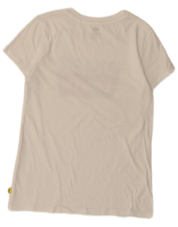 Levi's T-shirt grafica da donna Peanuts Top UK 6 XS Bianca