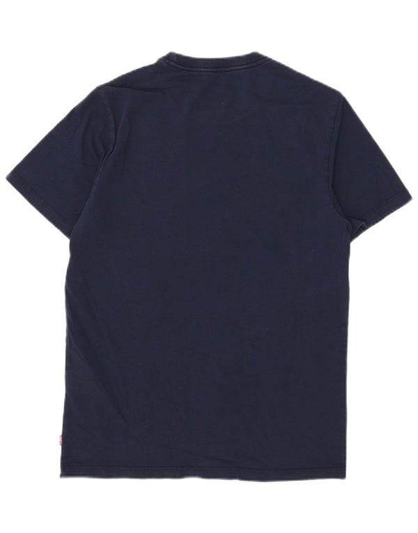 T-shirt grafica Levi's da uomo con vestibilità standard, piccola, in cotone blu navy