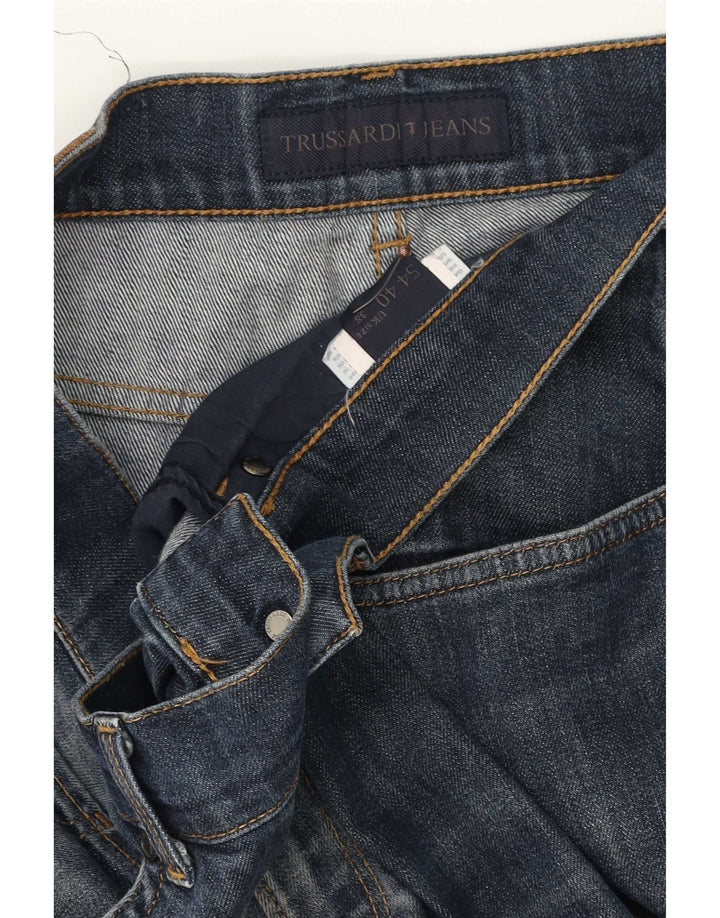 Jeans Trussardi Uomo Tapered W38 L29 Blu Cotone