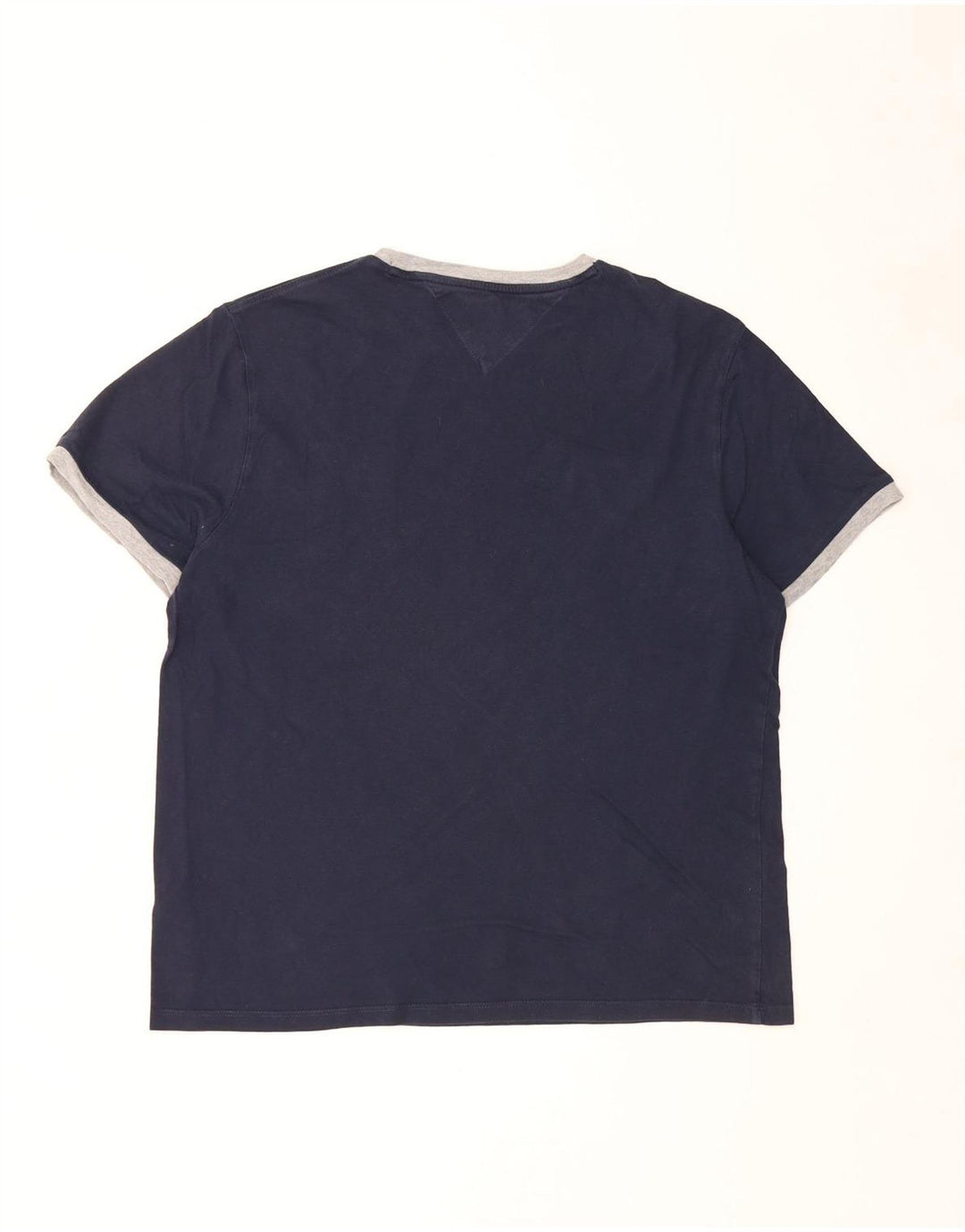 T-shirt grafica da uomo Tommy Hilfiger Top in cotone blu navy medio