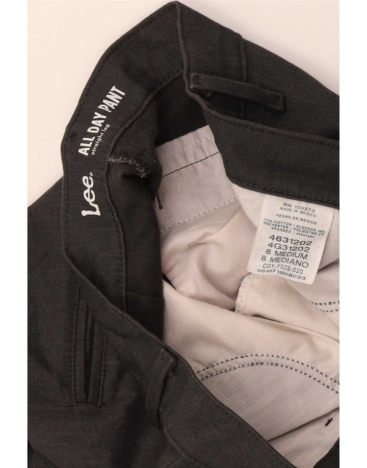 Pantaloni casual dritti da uomo Lee medi W30 L31 cotone grigio