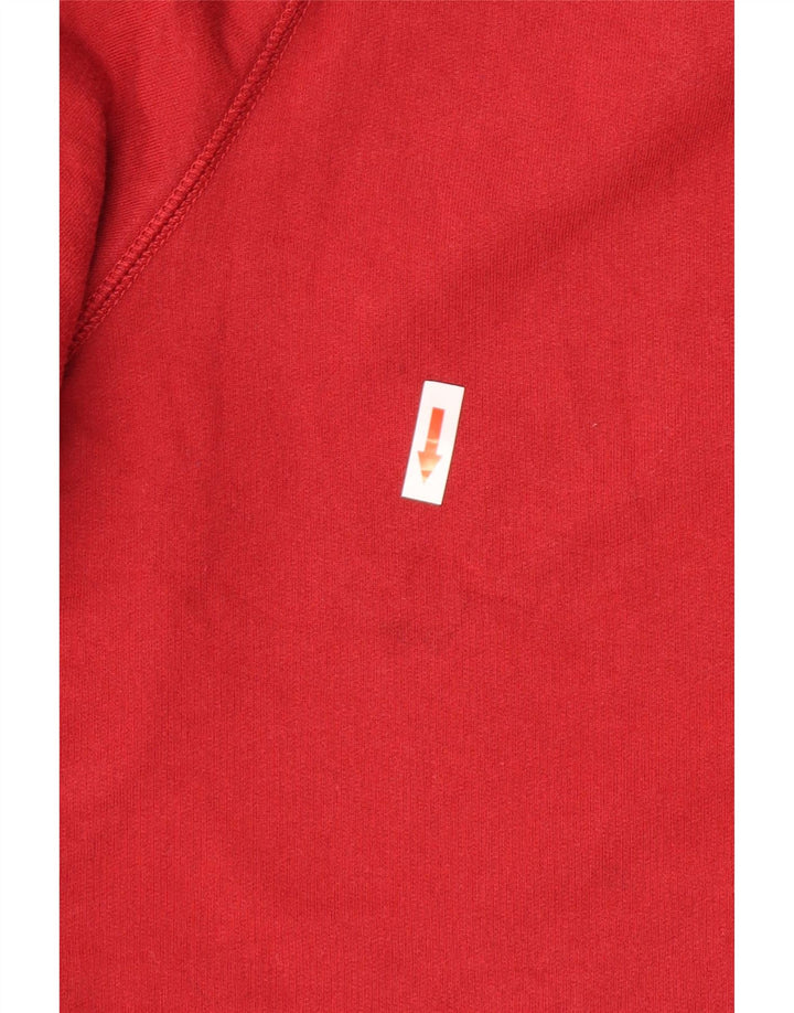 Felpa da uomo Timberland Maglione rosso medio in cotone
