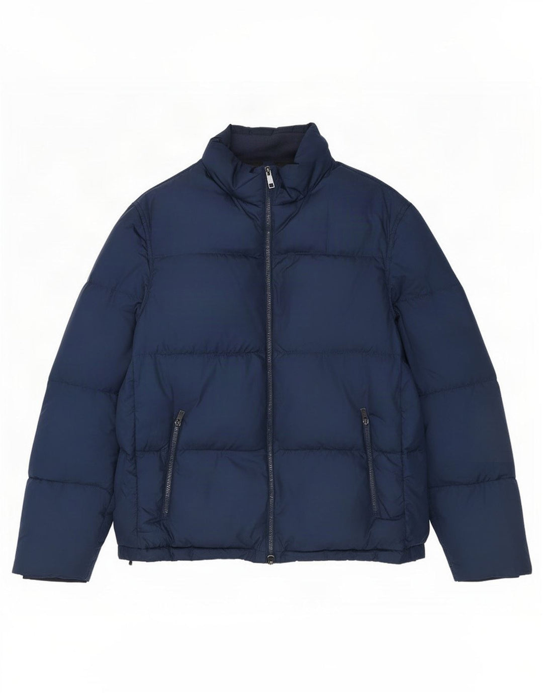 Giacca imbottita da uomo Massimo Dutti UK 42 XL Poliestere blu navy