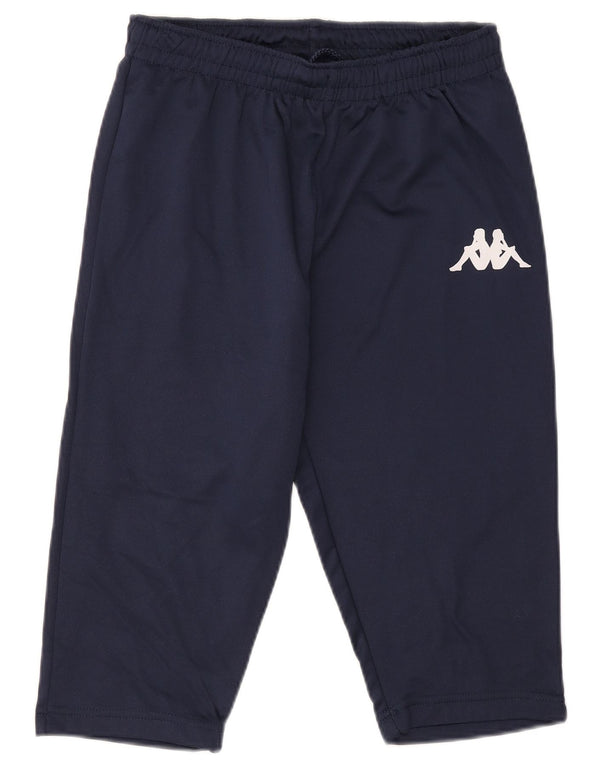 Pantaloncini sportivi Kappa da ragazzo 13-14 anni in poliestere blu navy