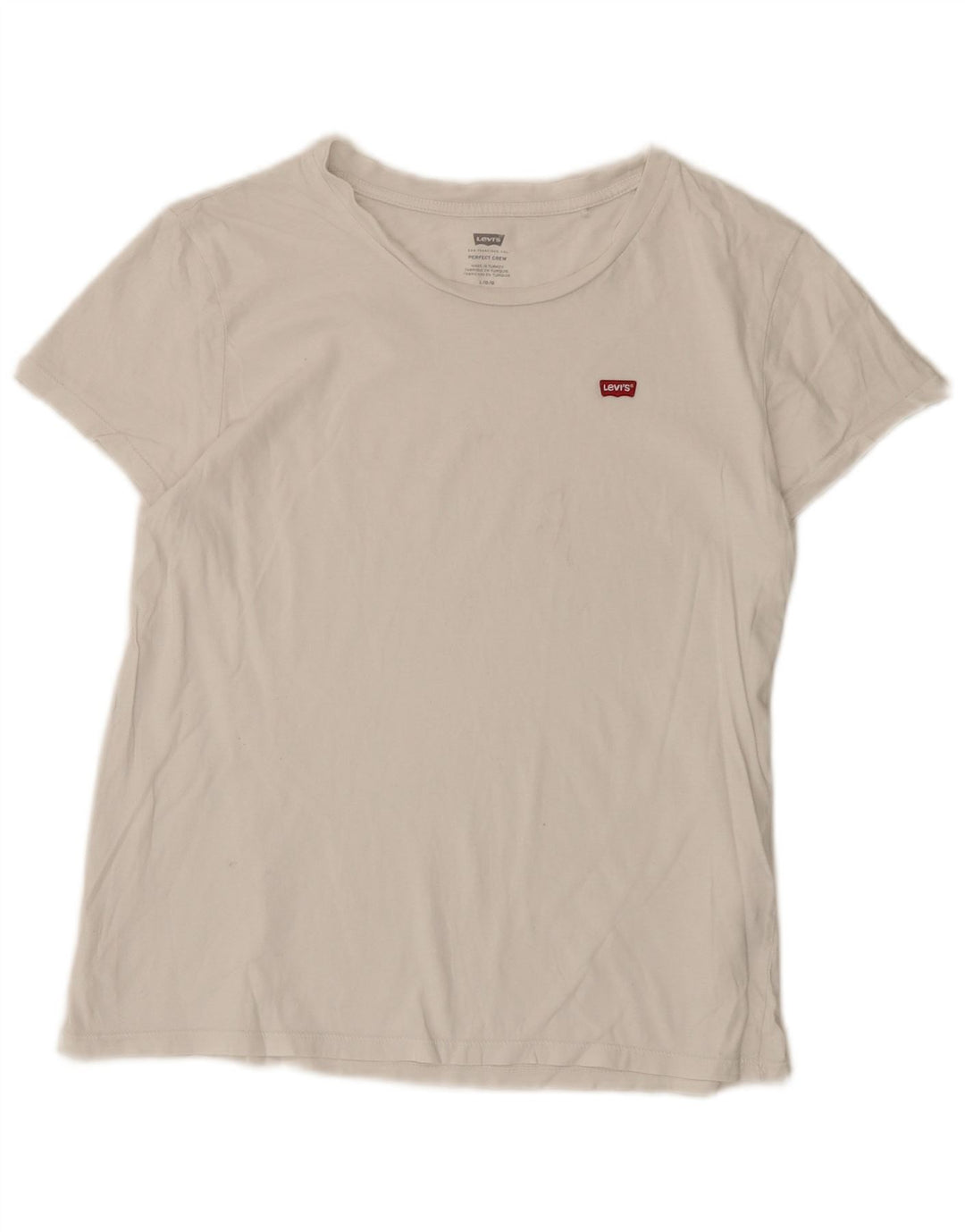 T-shirt da donna Levi's Top UK 16 Large4 Cotone bianco