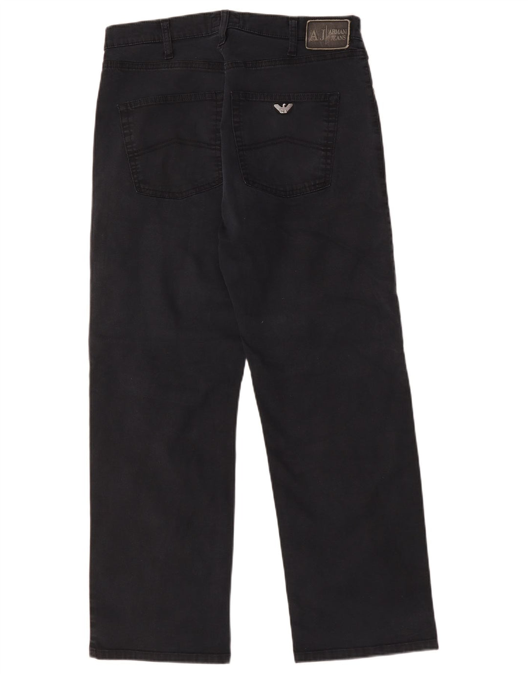 Jeans dritti da uomo Armani W32 L28 cotone nero