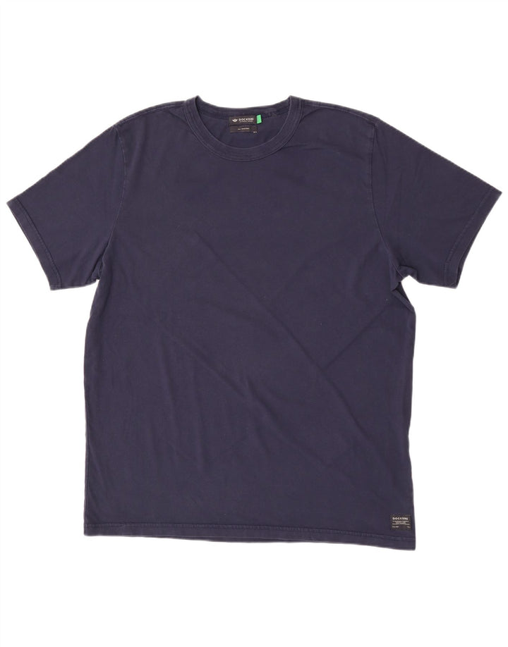 T-shirt da uomo slim fit Dockers, taglia grande, blu navy