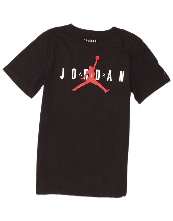 T-shirt grafica Jordan da ragazzo, 13-14 anni, XL, cotone nero