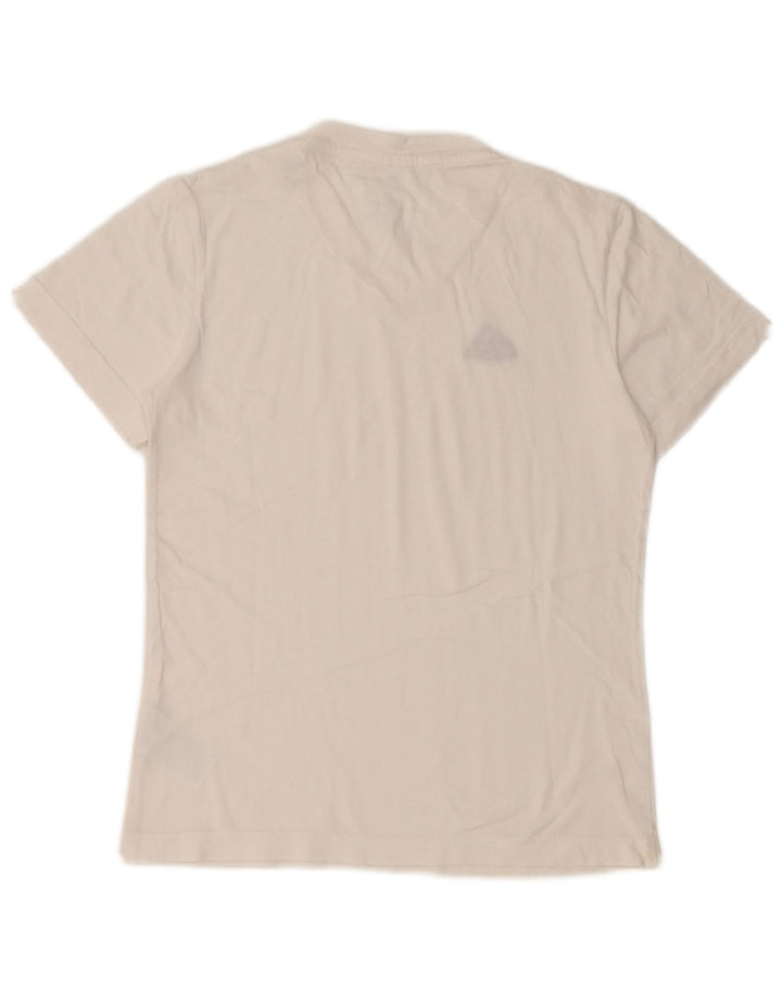 T-shirt da donna ADIDAS UK 8/10 piccola in cotone bianco