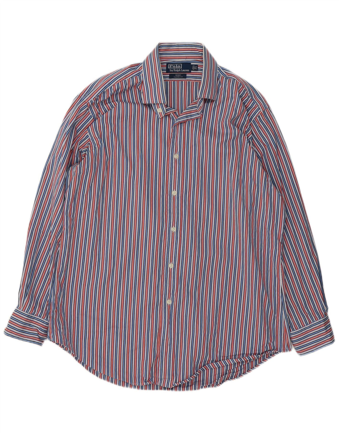 POLO RALPH LAUREN Camicia Regent da uomo taglia 16 1/2 grande multicolore