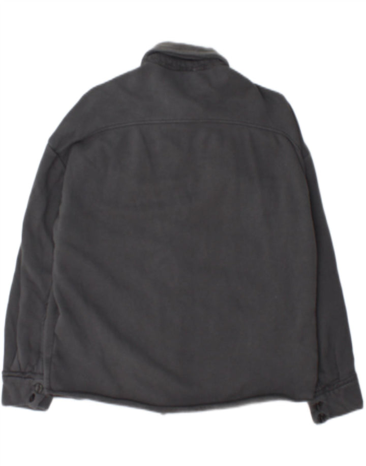 Camicia oversize da donna Dkny Overshirt UK 2 2XS Cotone grigio