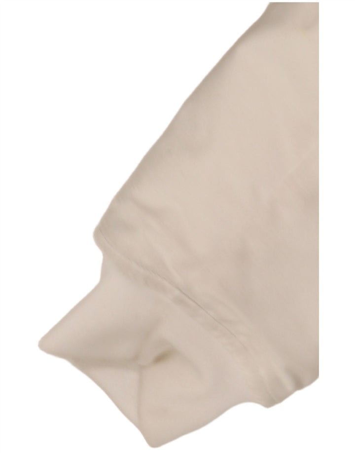 Giacca imbottita con cappuccio da uomo Adidas UK 38 nylon bianco medio