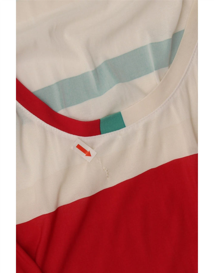 Byblos Abito basico senza maniche da donna UK 10 Piccolo a righe multicolore