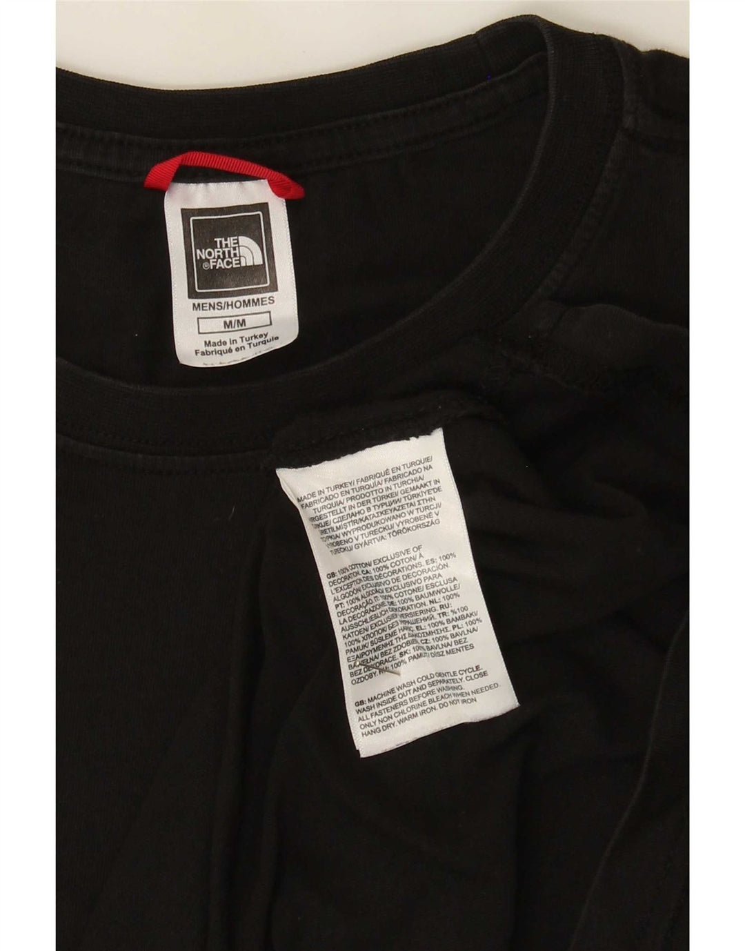 T-shirt grafica da uomo The North Face Top in cotone nero medio