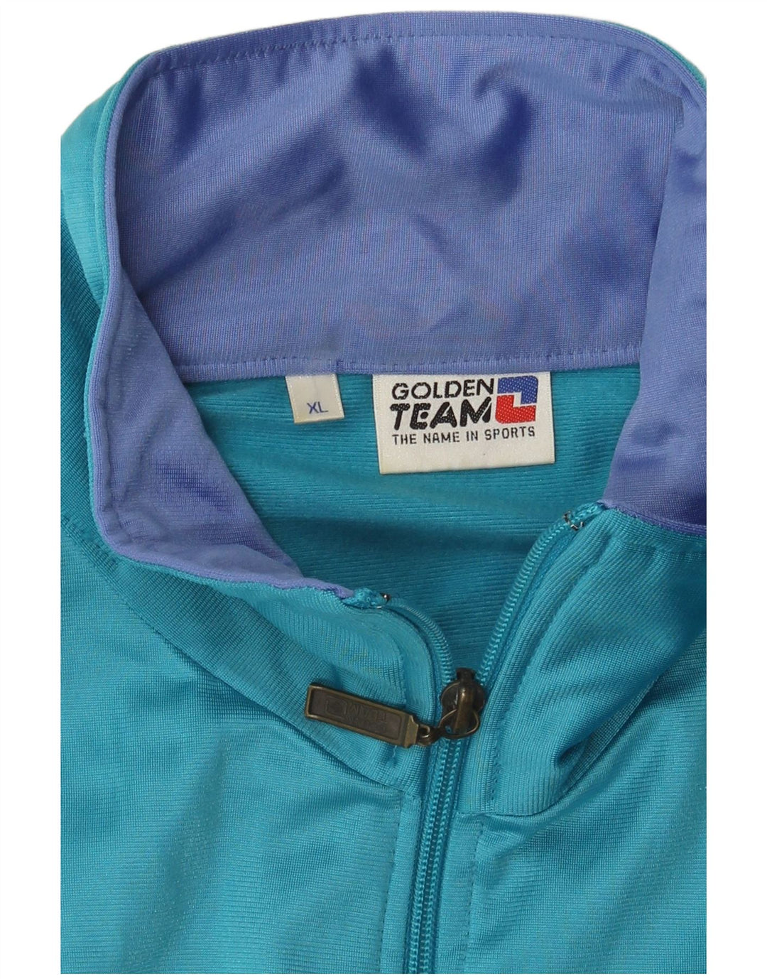 Giacca da tuta da uomo Golden Team XL Blu in poliestere color block