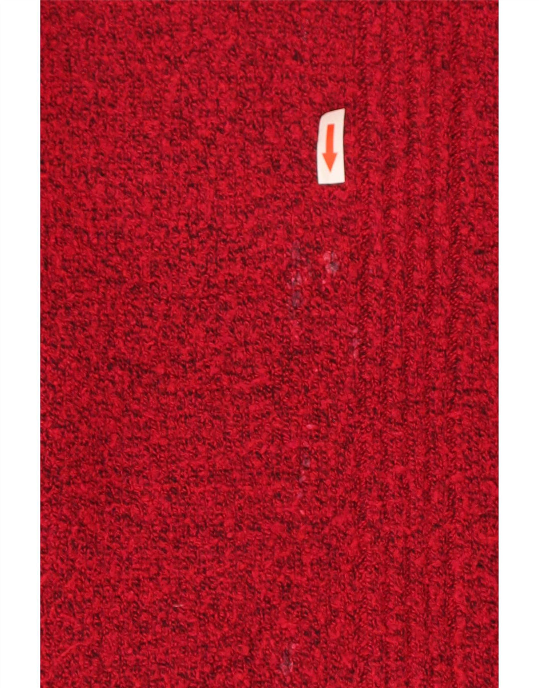 Maglione maglione con scollo a barca da donna Marks & Spencer UK 14 medio rosso screziato