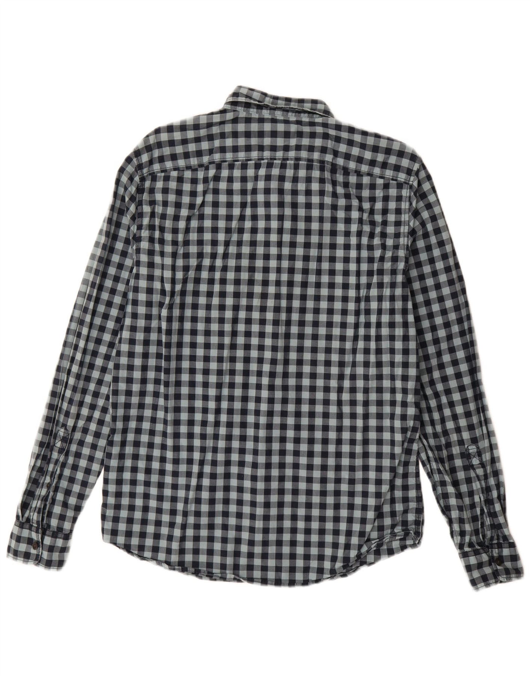 Camicia Timberland da uomo slim fit in cotone a quadretti blu navy medio