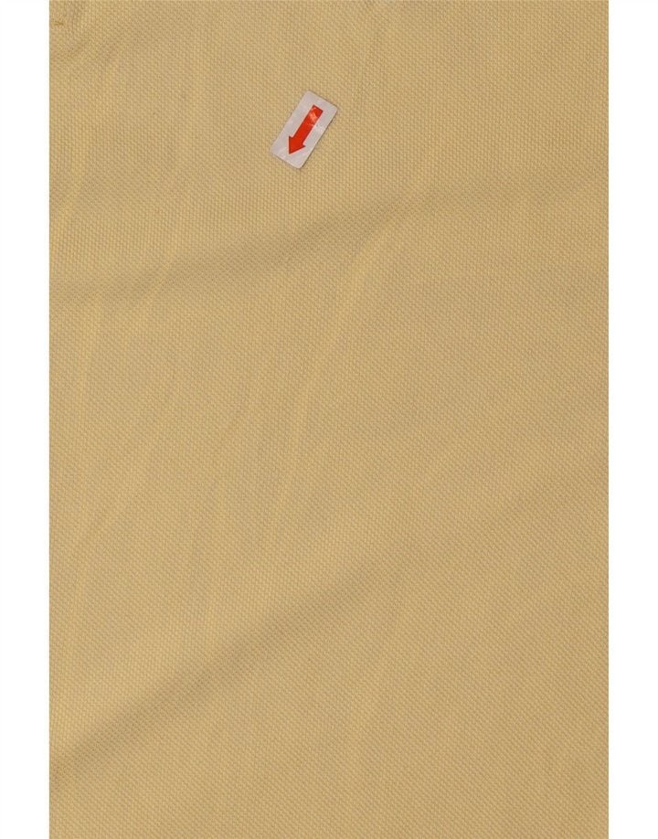 MARLBORO CLASSICS Polo da uomo grande in cotone giallo