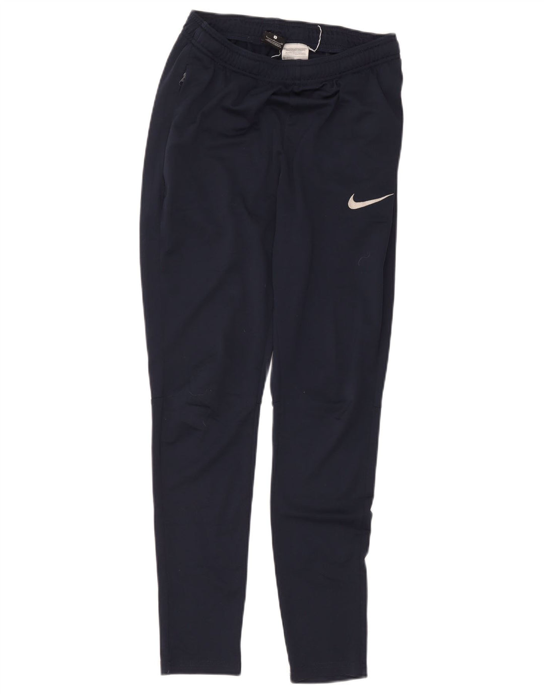 Pantaloni da tuta Nike Dri Fit da donna UK 8 Small Poliestere blu navy